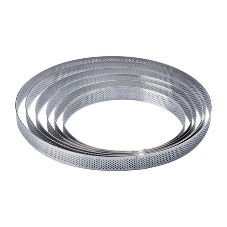 Pavoni Round Stainless Steel Mould 190x20mm