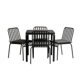 Tenby Outdoor Dining Set in Onyx (Pack of 2 Dining Sets)