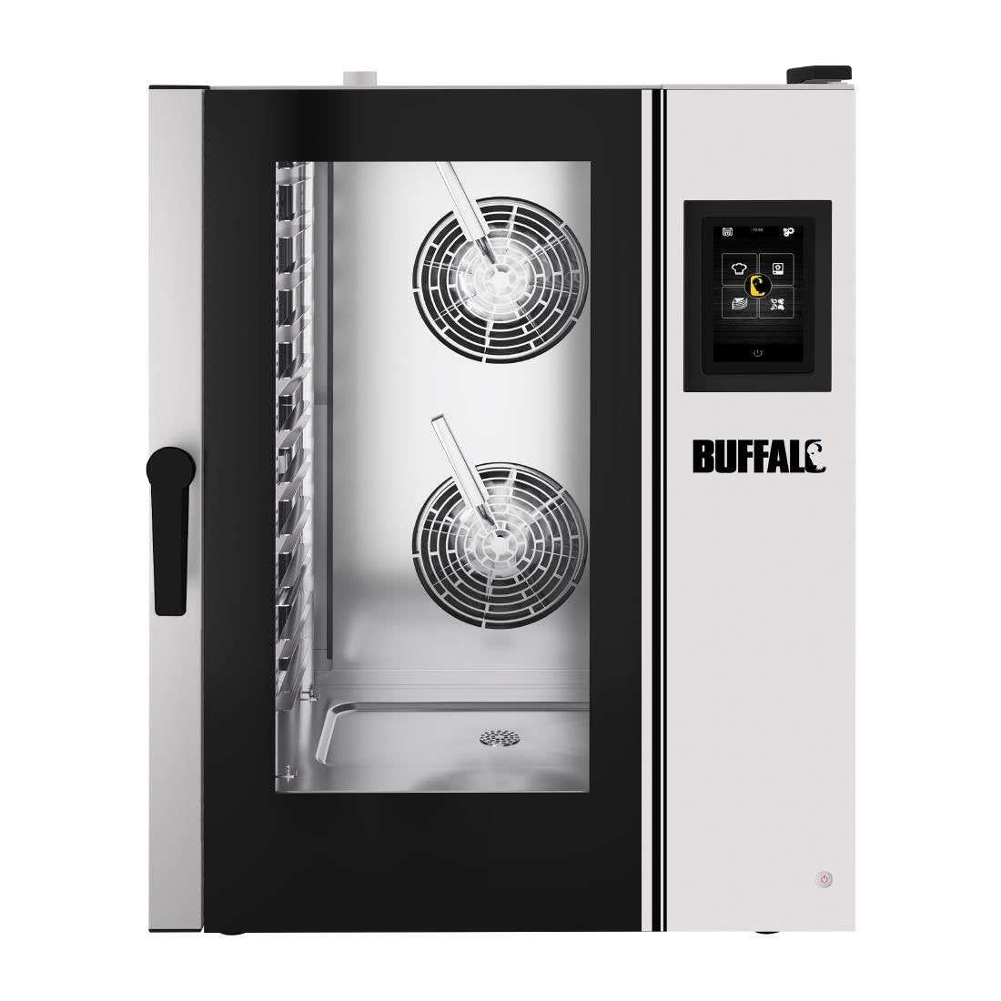 Buffalo Smart Touchscreen Combi Oven 11 x GN 1/1 with Stand & Installation Kit