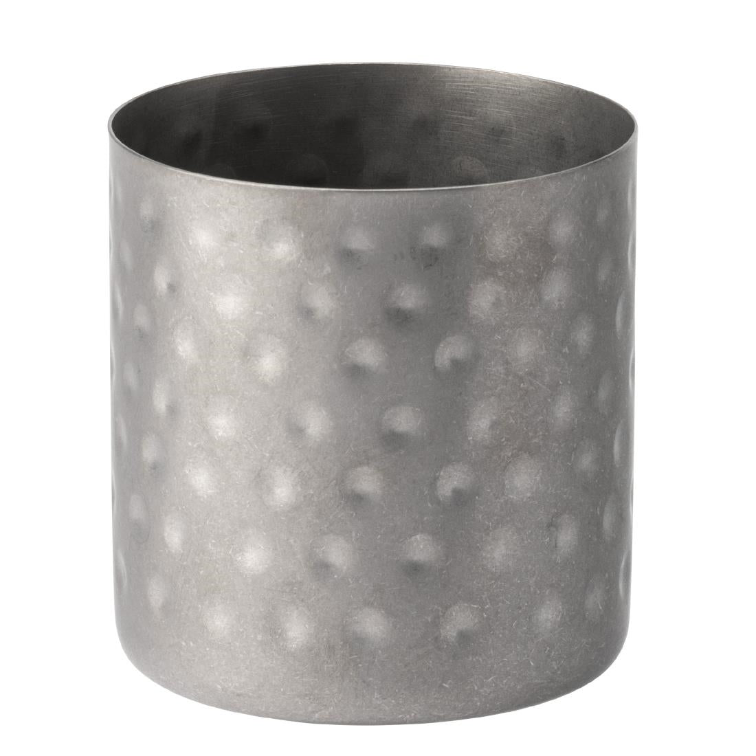 Utopia Vintage Steel Hammered Chip Cups 85mm (12 Pack)