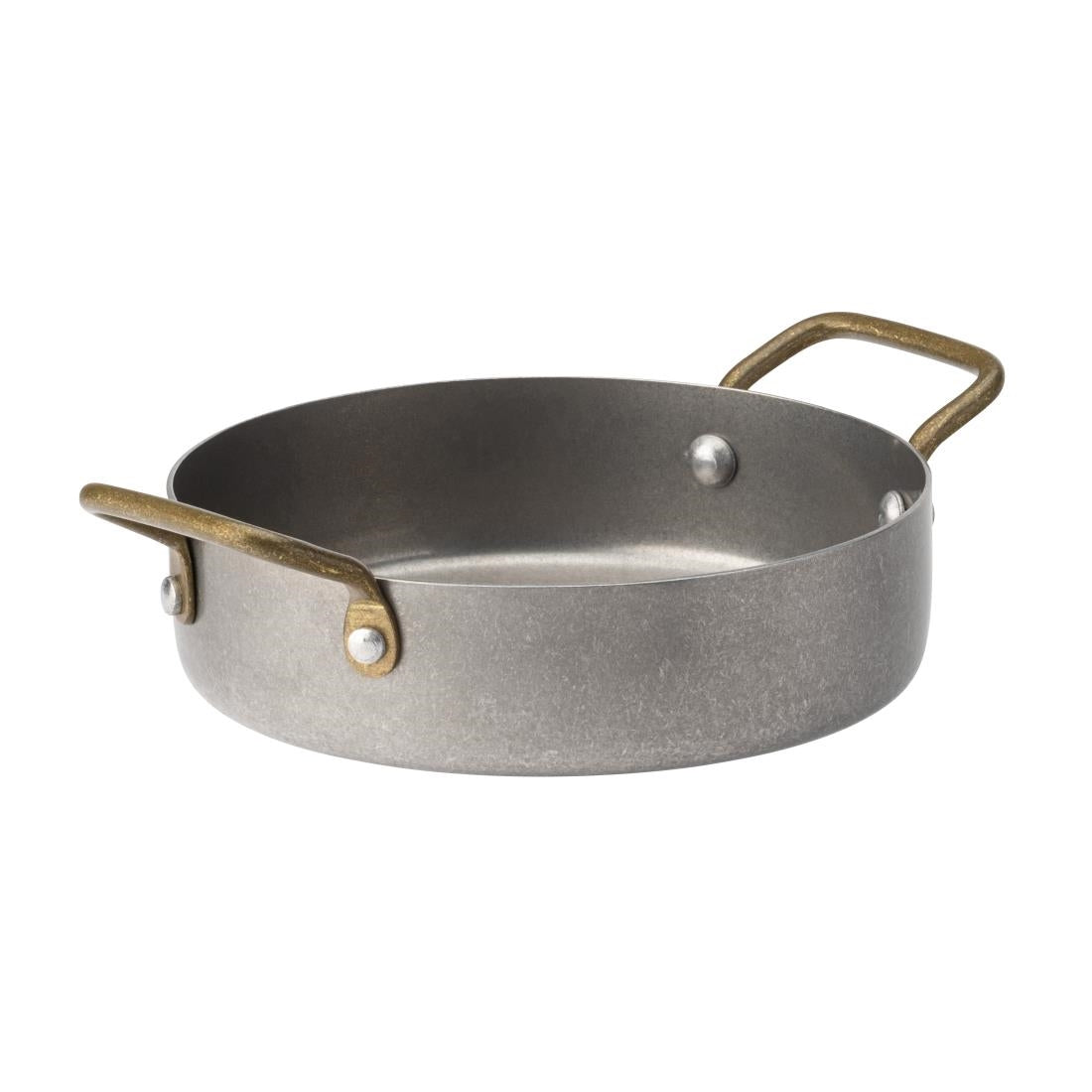 Utopia Vintage Steel Mini Casserole Dishes 5" 122.5mm (6 Pack)