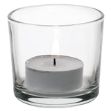 Utopia Alanya Glass Candle Holders (48 Pack)