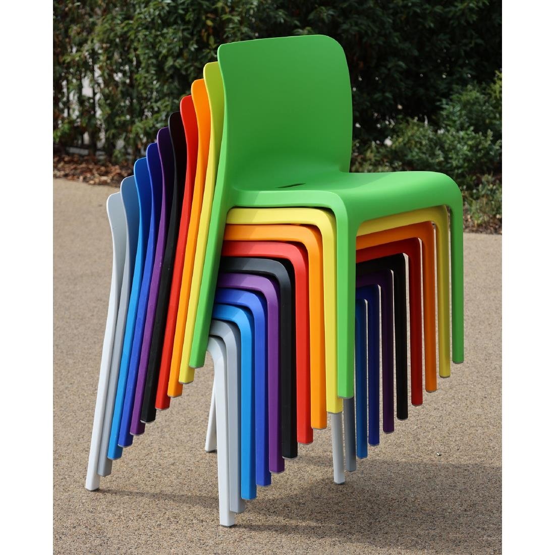 Origin POP Chair Marine Blue 480x500x790mm (2 Pack)