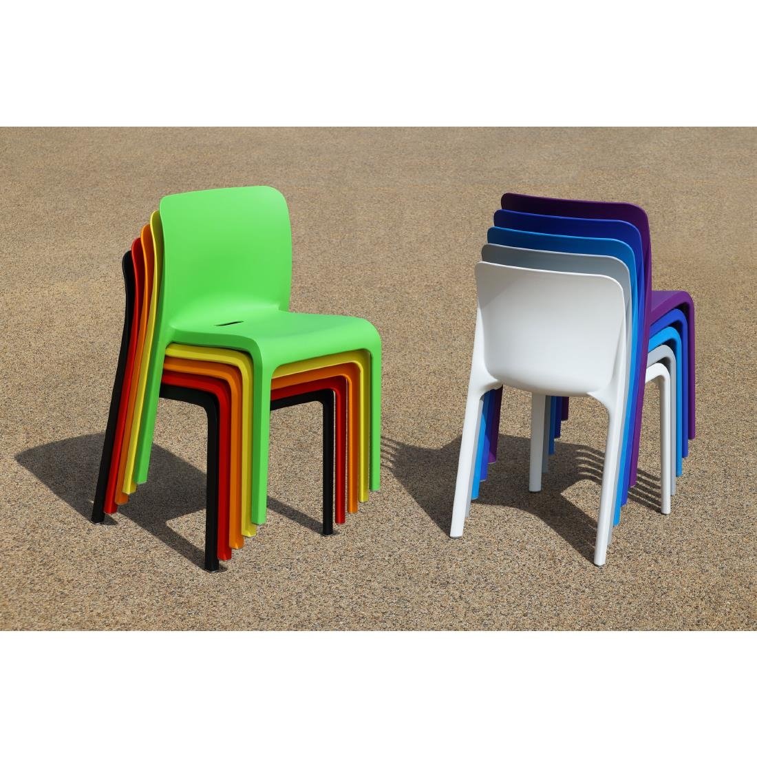 Origin POP Chair Blue Lilac 480x500x790mm (2 Pack)