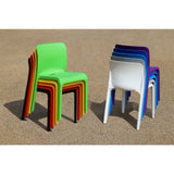 Origin POP Chair Pure Red 480x500x790mm (2 Pack)
