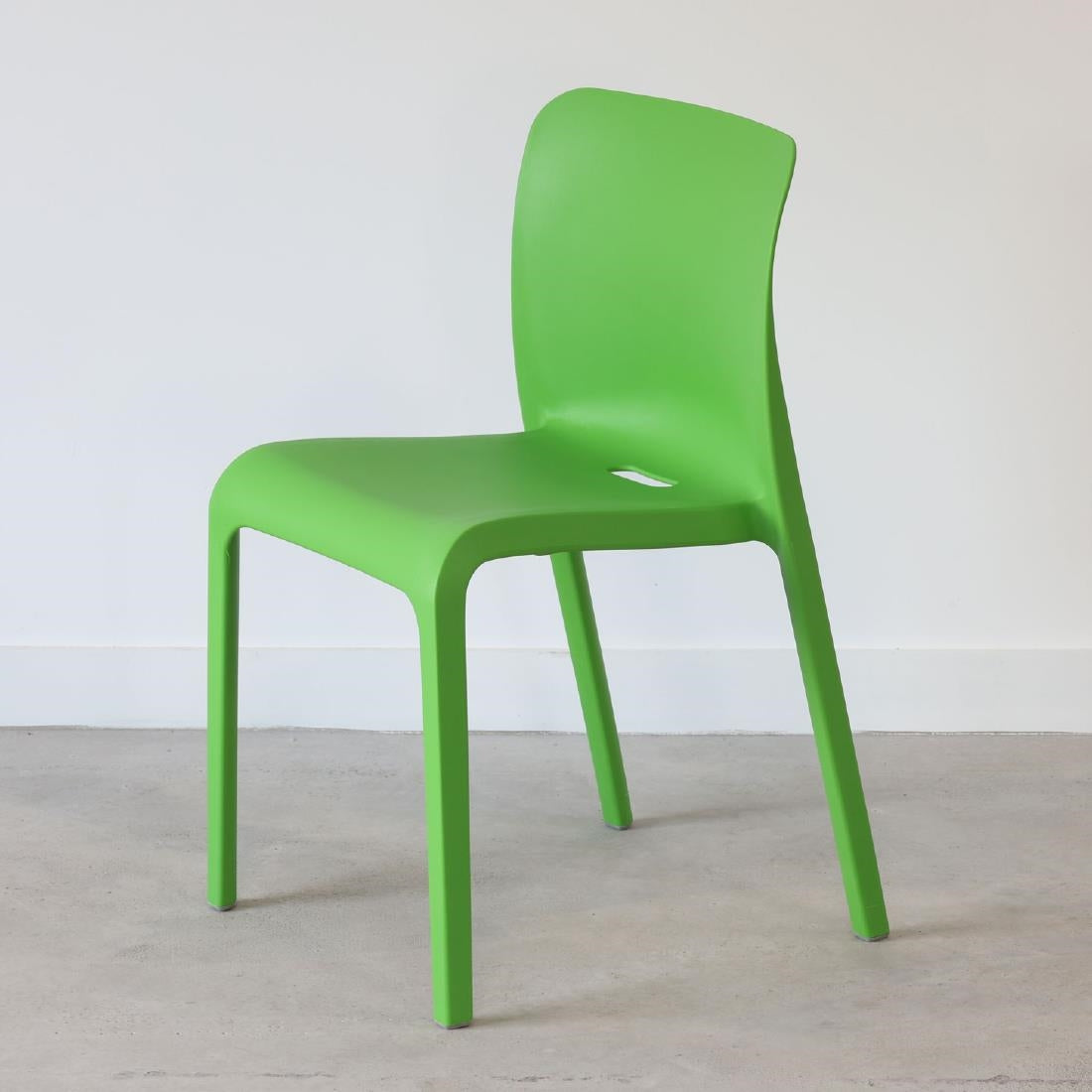 Origin POP Chair Bright Green 480x500x790mm (2 Pack)