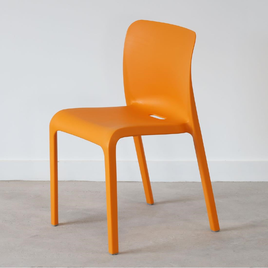 Origin POP Chair Deep Orange 480x500x790mm (2 Pack)