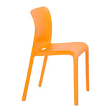 Origin POP Chair Deep Orange 480x500x790mm (2 Pack)