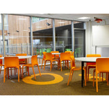 Origin POP Chair Deep Orange 480x500x790mm (2 Pack)
