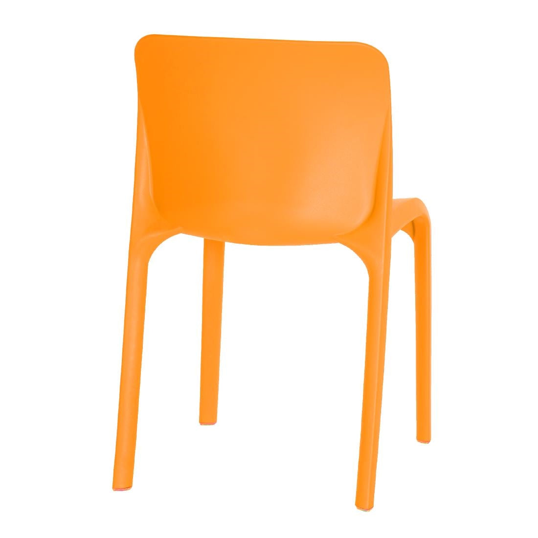 Origin POP Chair Deep Orange 480x500x790mm (2 Pack)