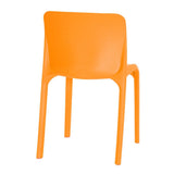 Origin POP Chair Deep Orange 480x500x790mm (2 Pack)
