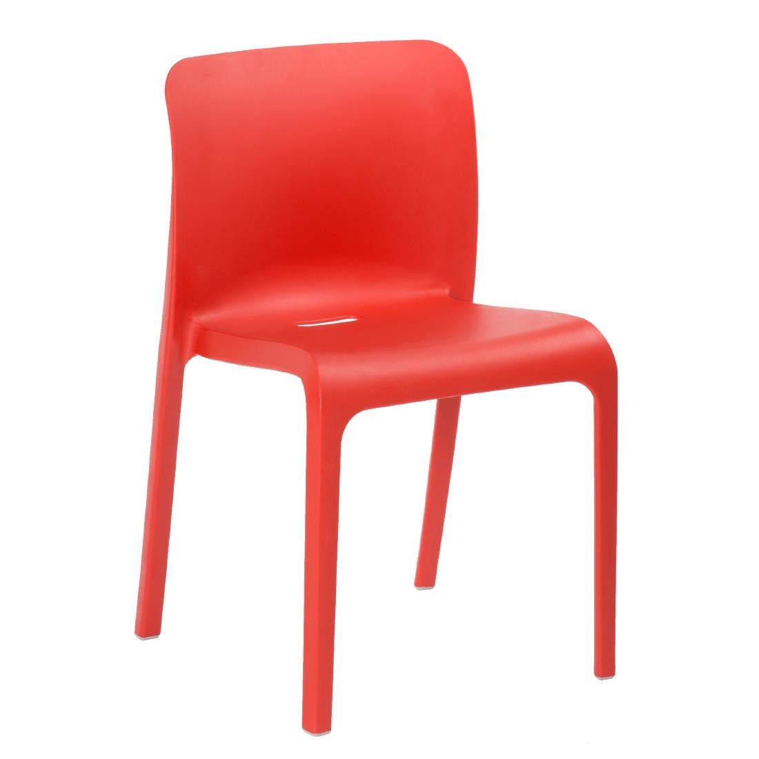 Origin POP Chair Pure Red 480x500x790mm (2 Pack)