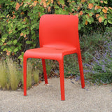 Origin POP Chair Pure Red 480x500x790mm (2 Pack)