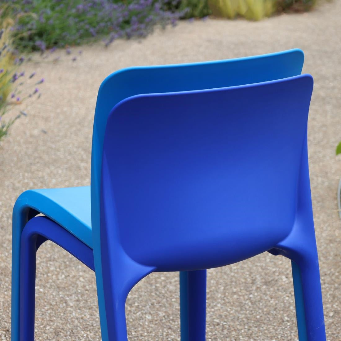 Origin POP Chair Marine Blue 480x500x790mm (2 Pack)