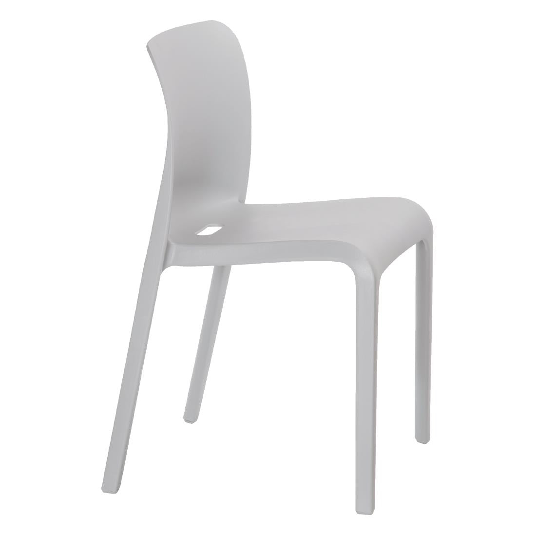 Origin POP Chair Signal Grey 480x500x790mm (2 Pack)
