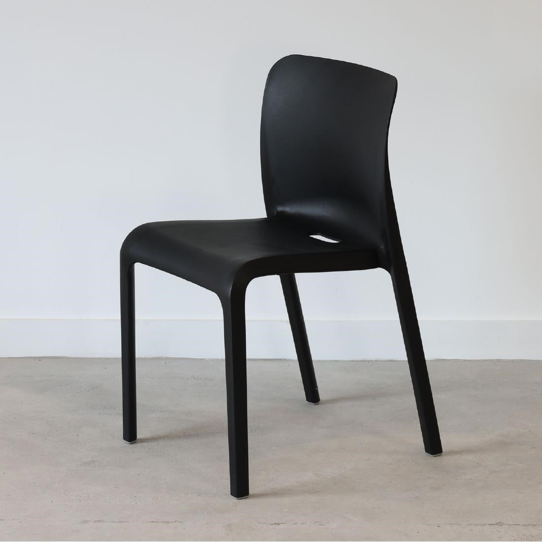 Origin POP Chair Traffic Black 480x500x790mm (2 Pack)