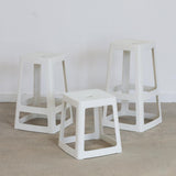 Origin Base Stool Traffic White 400x400x440mm (2 Pack)