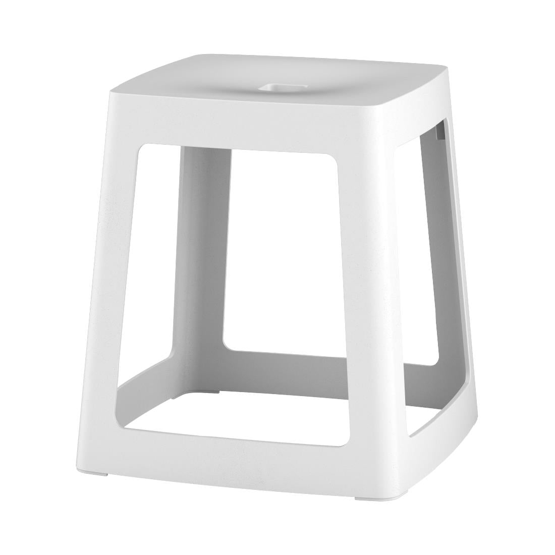 Origin Base Stool Traffic White 400x400x440mm (2 Pack)