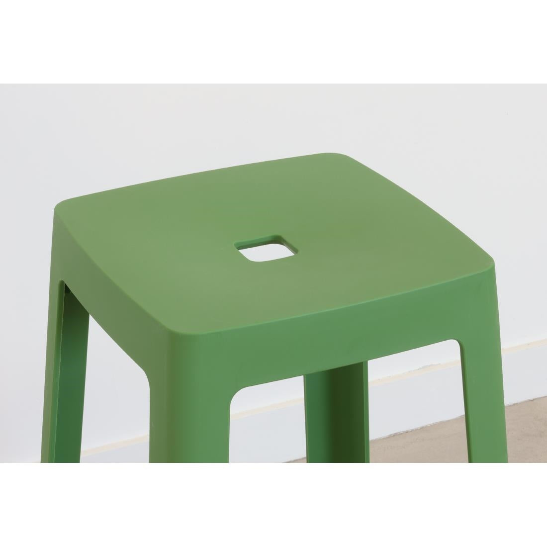 Origin Base Stool May Green 400x400x440mm (2 Pack)