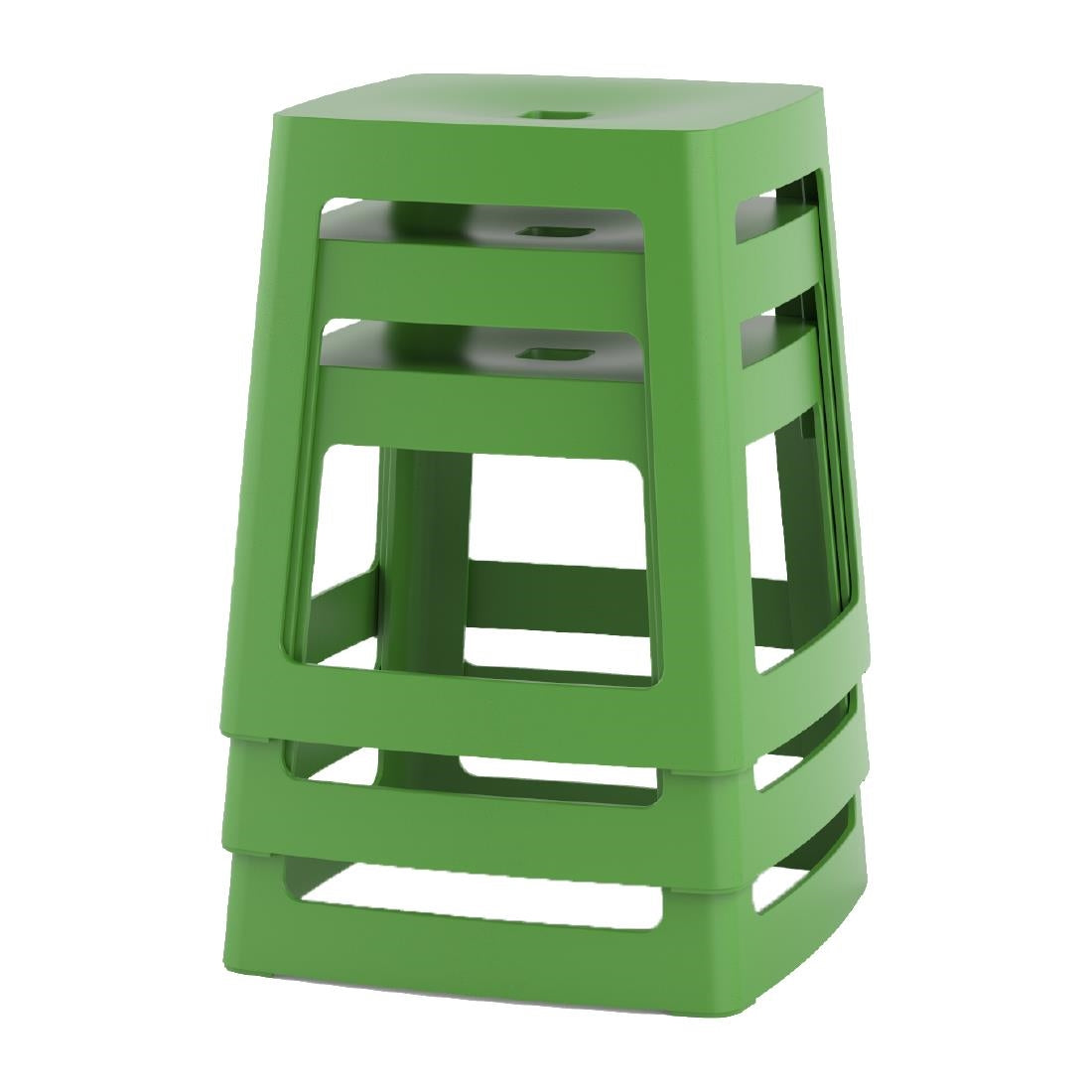 Origin Base Stool May Green 400x400x440mm (2 Pack)