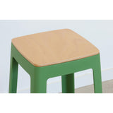 Origin Base Stool May Green 400x400x440mm (2 Pack)