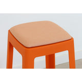 Origin Base Stool Signal Orange 400x400x440mm (2 Pack)