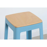 Origin Base Stool Pastel Blue 400x400x440mm (2 Pack)