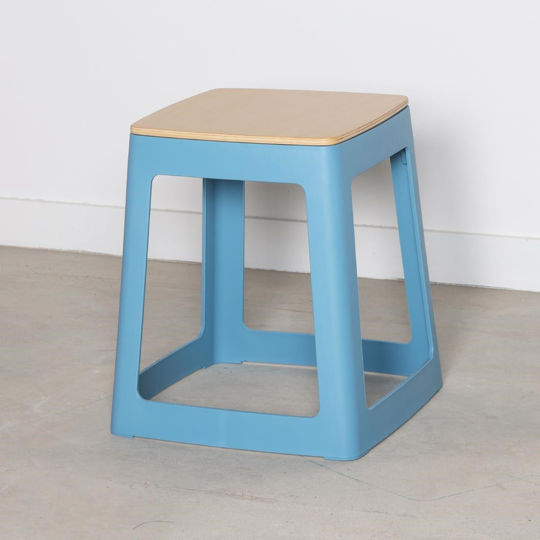 Origin Base Stool Pastel Blue 400x400x440mm (2 Pack)