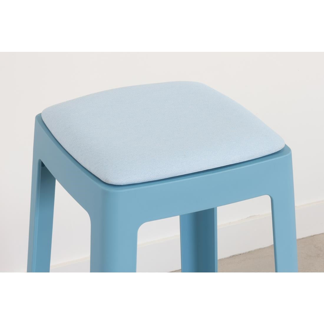 Origin Base Stool Pastel Blue 400x400x440mm (2 Pack)
