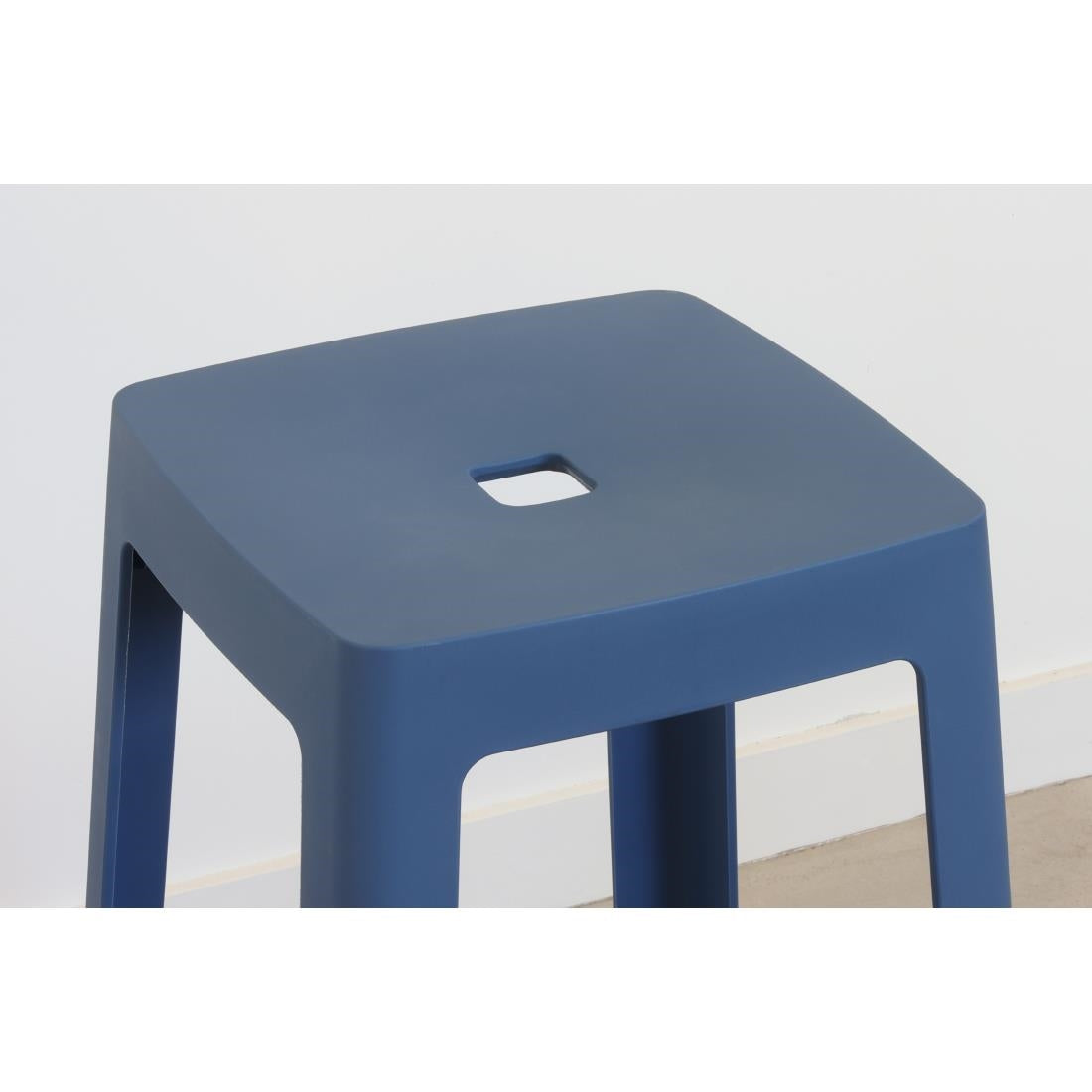 Origin Base Stool Violet Blue 400x400x440mm (2 Pack)