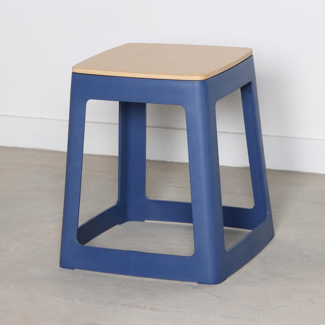 Origin Base Stool Violet Blue 400x400x440mm (2 Pack)