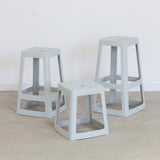 Origin Base Stool Light Grey 400x400x440mm (2 Pack)