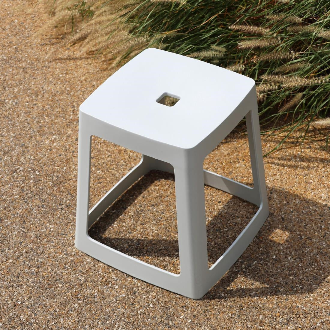 Origin Base Stool Light Grey 400x400x440mm (2 Pack)