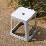 Origin Base Stool Light Grey 400x400x440mm (2 Pack)