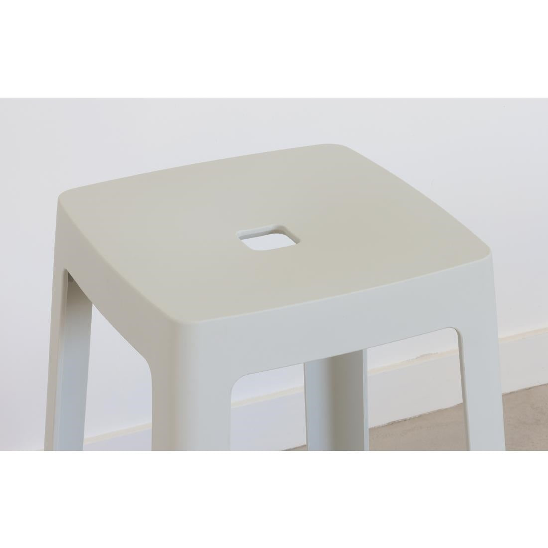 Origin Base Stool Light Grey 400x400x440mm (2 Pack)