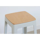 Origin Base Stool Light Grey 400x400x440mm (2 Pack)