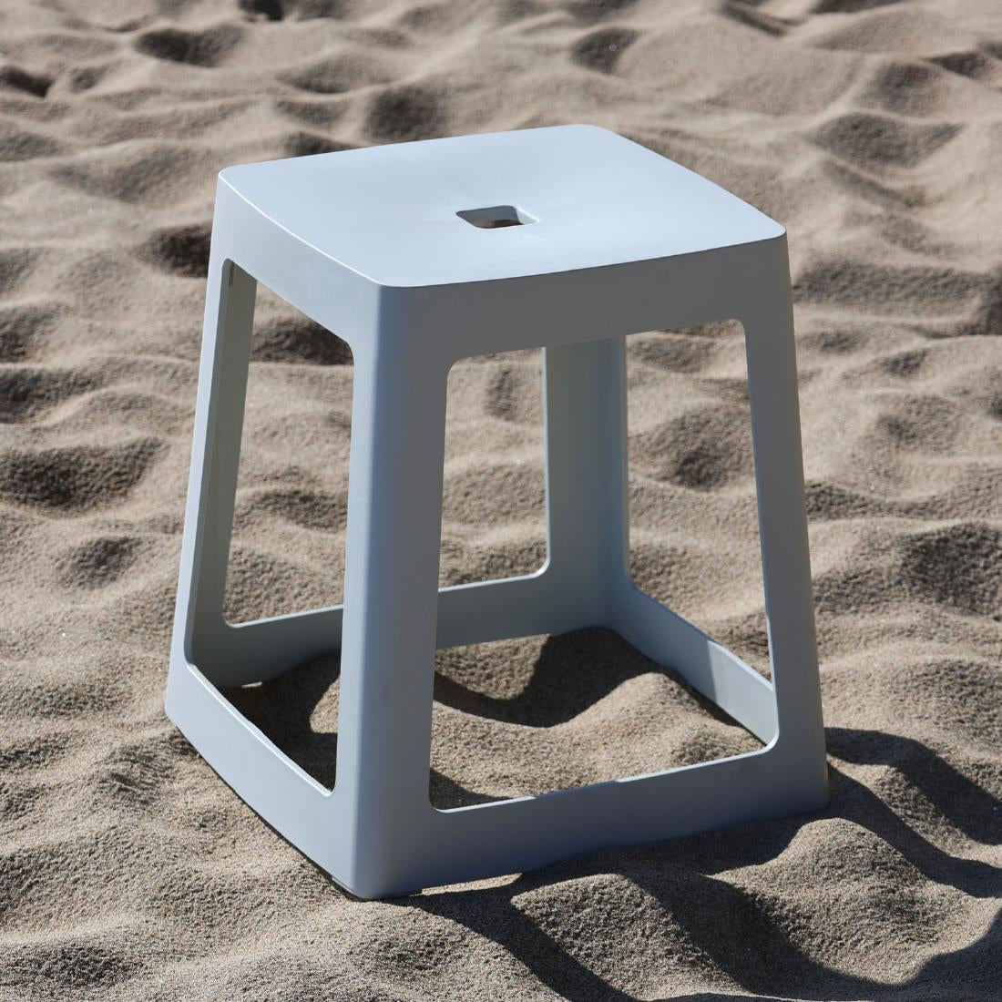 Origin Base Stool Light Grey 400x400x440mm (2 Pack)