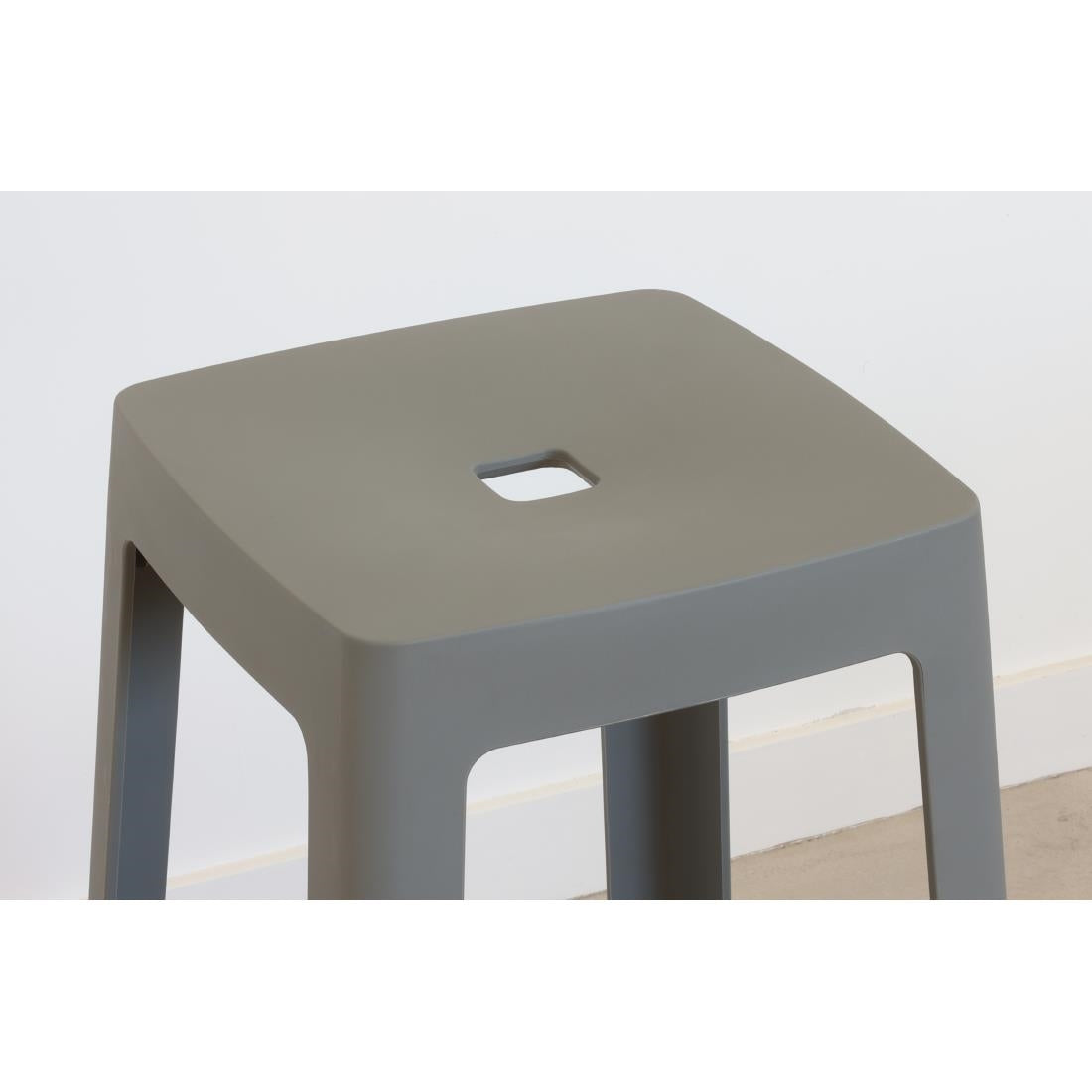 Origin Base Stool Mouse Grey 400x400x440mm (2 Pack)