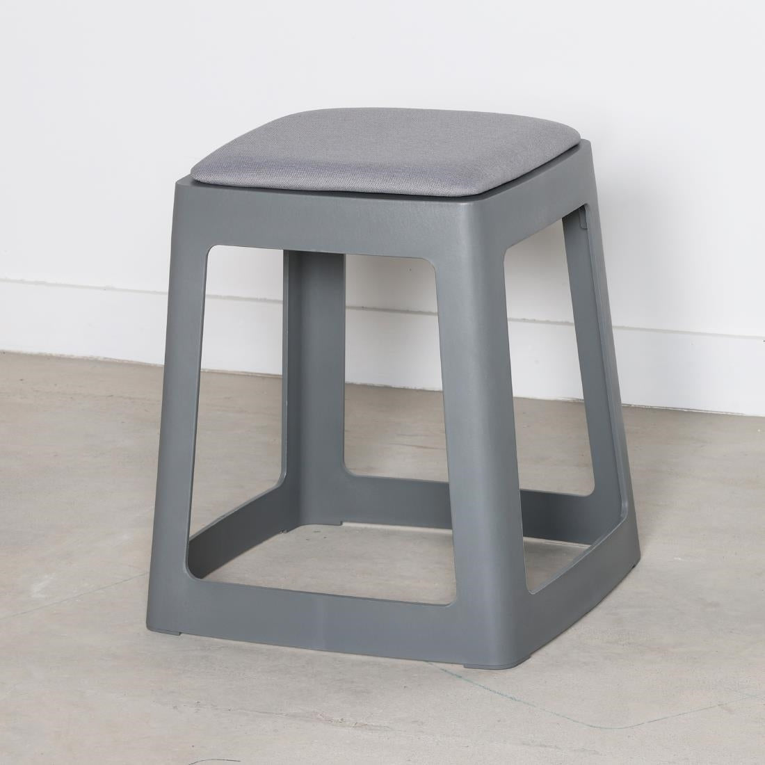 Origin Base Stool Mouse Grey 400x400x440mm (2 Pack)