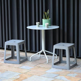 Origin Base Stool Mouse Grey 400x400x440mm (2 Pack)