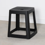 Origin Base Stool Traffic Black 400x400x440mm (2 Pack)