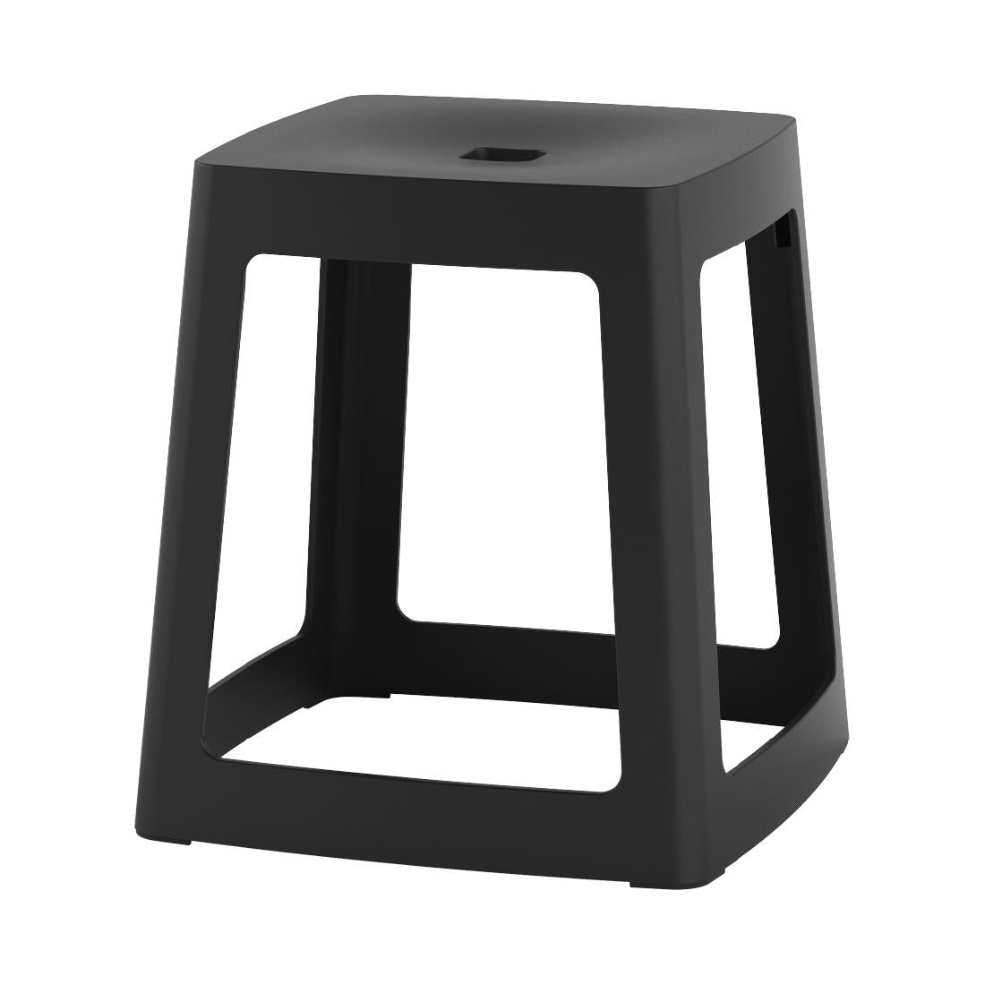 Origin Base Stool Traffic Black 400x400x440mm (2 Pack)