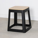 Origin Base Stool Traffic Black 400x400x440mm (2 Pack)