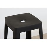 Origin Base Stool Traffic Black 400x400x440mm (2 Pack)