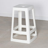 Origin Base Mid Stool Traffic White 430x430x650mm (2 Pack)