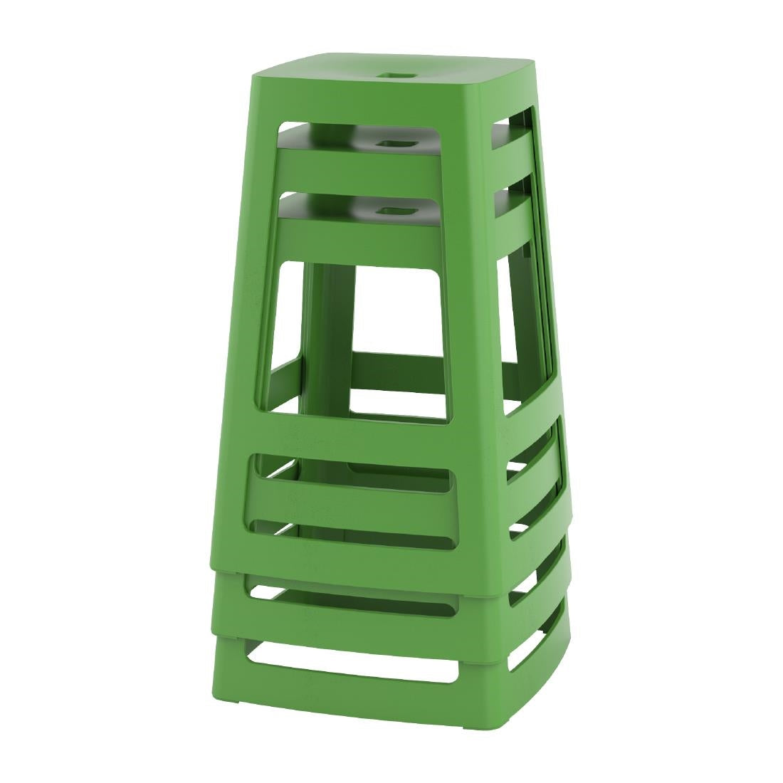 Origin Base Mid Stool May Green 430x430x650mm (2 Pack)