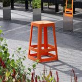 Origin Base Mid Stool Signal Orange 430x430x560mm (2 Pack)
