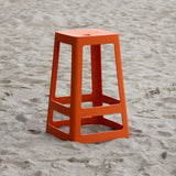 Origin Base Mid Stool Signal Orange 430x430x560mm (2 Pack)