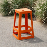 Origin Base Mid Stool Signal Orange 430x430x560mm (2 Pack)