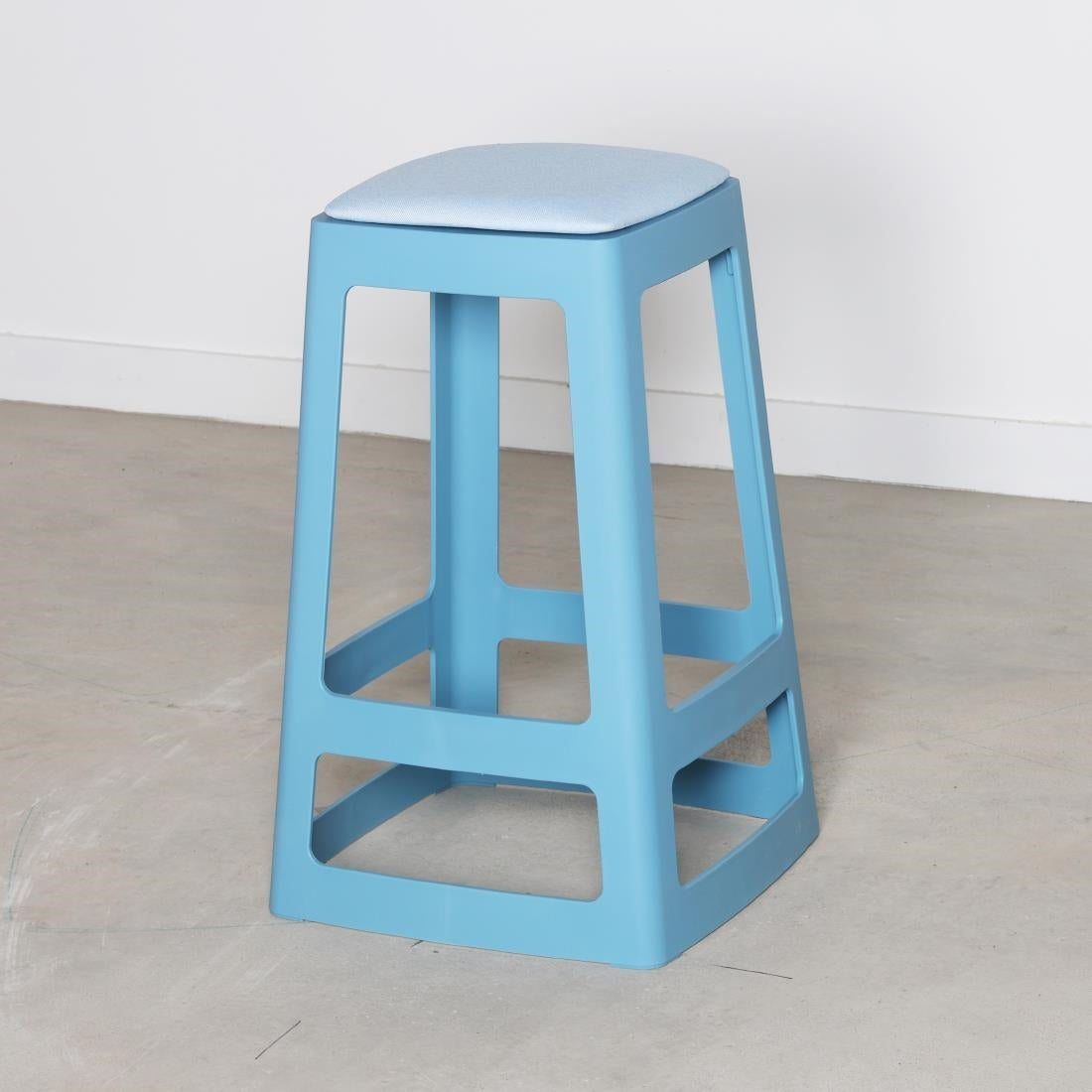 Origin Base Mid Stool Pastel Blue 430x430x560mm (2 Pack)